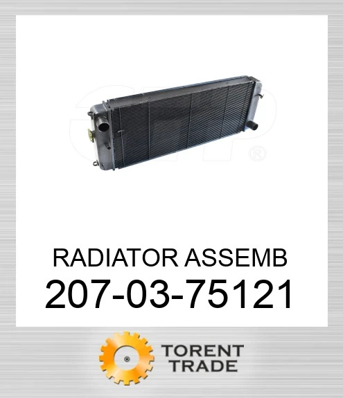 2070375121  Збірка радіатора  KOMATSU