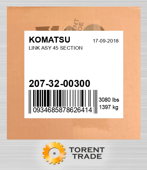 207-32-00300 Збірка з'єднання 45 секцій KOMATSU
