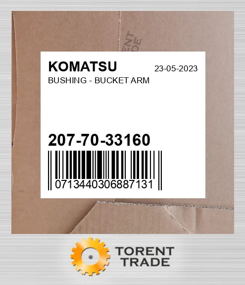 2077033160 Втулка - Ківш важіль KOMATSU NEW AFTERMARKET