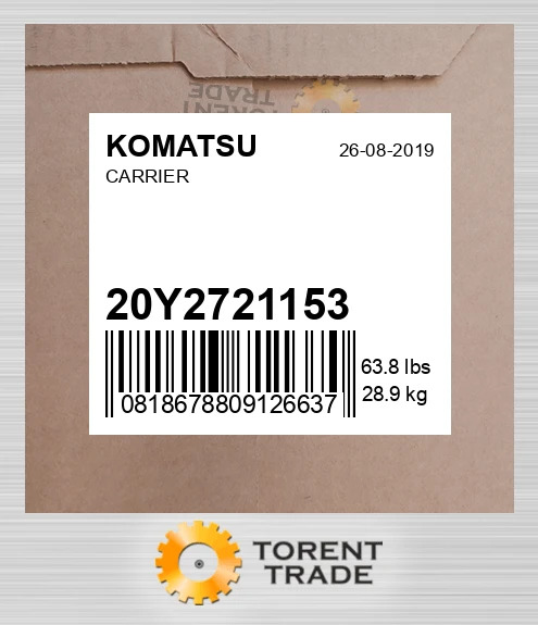 20y2721153  Носій  KOMATSU