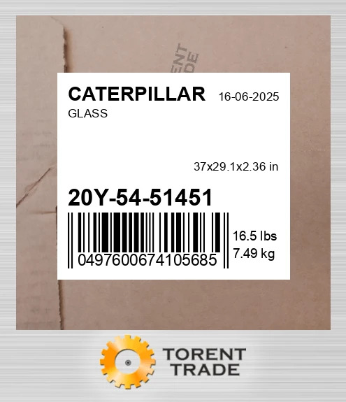 20Y-54-51451 СКЛО CATERPILLAR