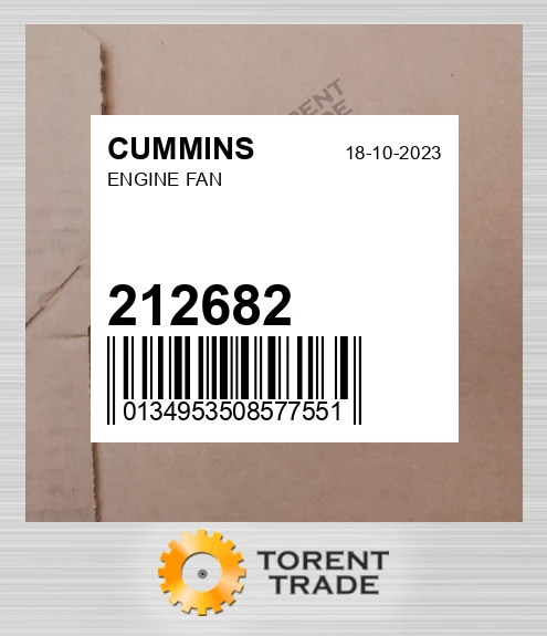 212682 Двигун FAN CUMMINS NEW AFTERMARKET