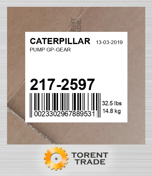 217-2597 Група шестеренного насоса CATERPILLAR