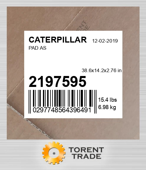 2197595 НАКЛАДКА У ЗБОРІ CATERPILLAR