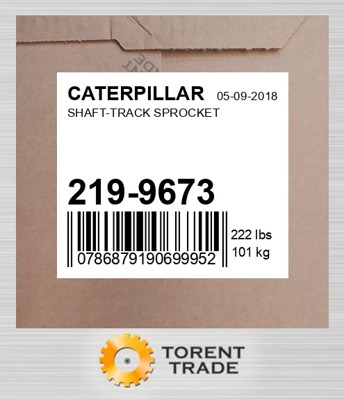 2199673 Вал зірочки гусениці CGR