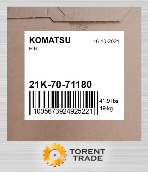 21K-70-71180 Штифт KOMATSU