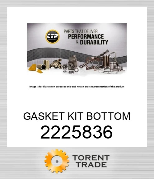 222-5836 Комплект прокладок нижній BLUMAQ