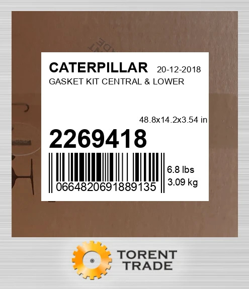 2269418 Комплект прокладок центральний та нижній CATERPILLAR
