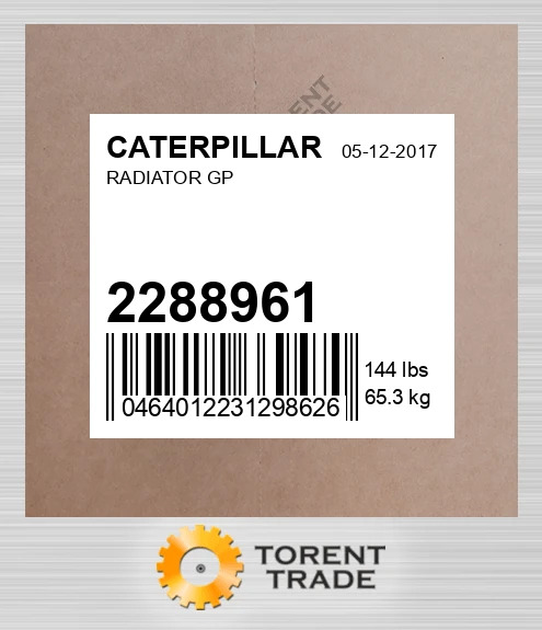 2288961 Група радіатора CATERPILLAR
