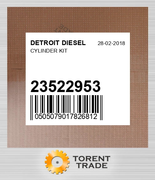 23522953 Циліндр комплект DETROIT DIESEL NEW AFTERMARKET