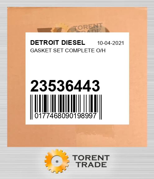 23536443 Повний комплект прокладок для капремонту DETROIT DIESEL NEW AFTERMARKET