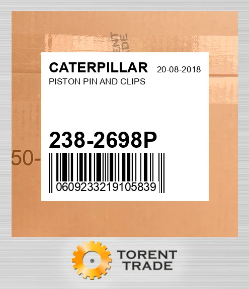 238-2698P Поршень корпус, Палець AND Кліпси CATERPILLAR NEW AFTERMARKET