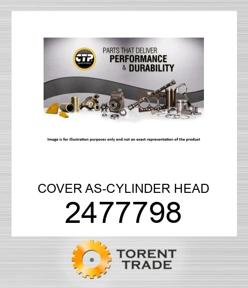 2477798 КРИШКА У ЗБОРІ-ГОЛОВКА ЦИЛІНДРА CATERPILLAR