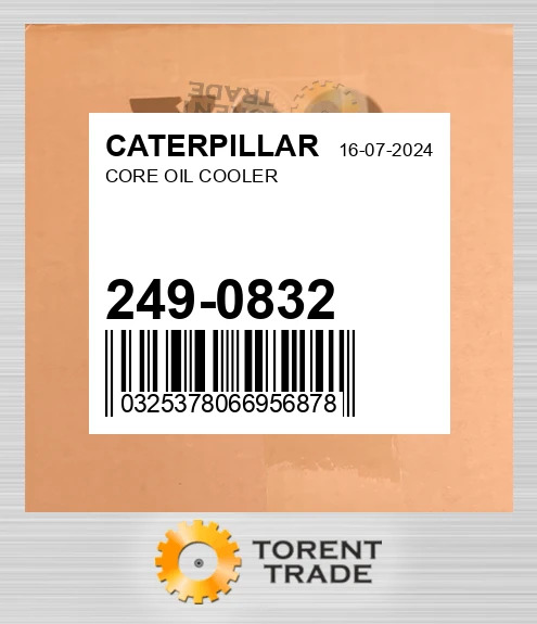2490832 Ядро масляного радіатора CATERPILLAR NEW AFTERMARKET