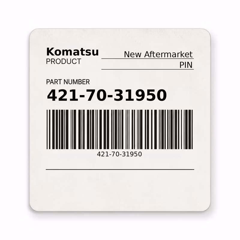 421-70-31950 PIN fits Komatsu (New Aftermarket)