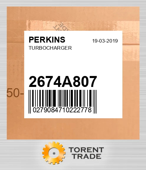 2674A807 Турбонагнітач PERKINS NEW AFTERMARKET