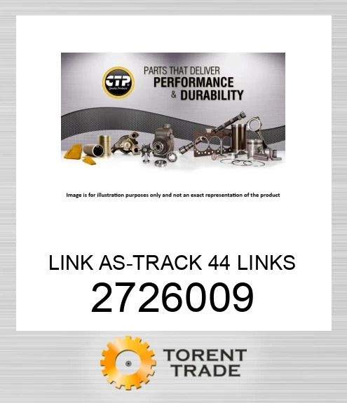 2726009 Збірка з'єднання гусениці 44 з'єднань CATERPILLAR