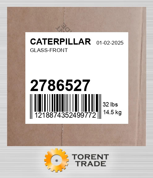 2786527 СКЛО-ПЕРЕДНЄ CATERPILLAR