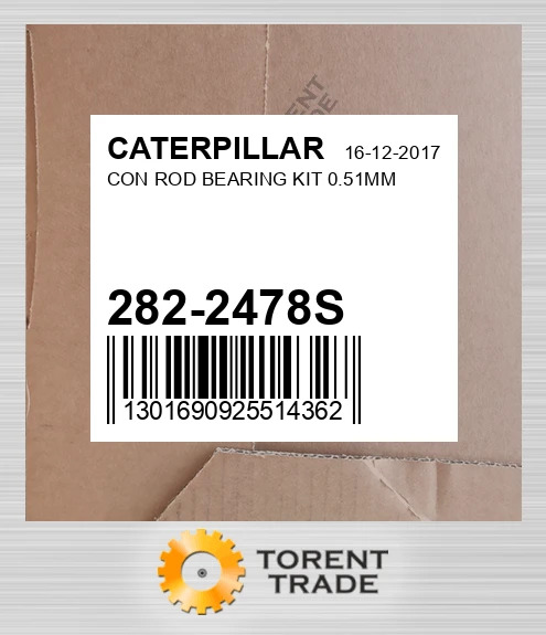 282-2478S CON тяга Підшипник комплект 0.51MM CATERPILLAR NEW AFTERMARKET