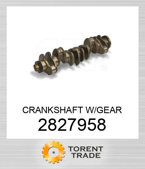 2827958 Колінвал з шестернею CATERPILLAR