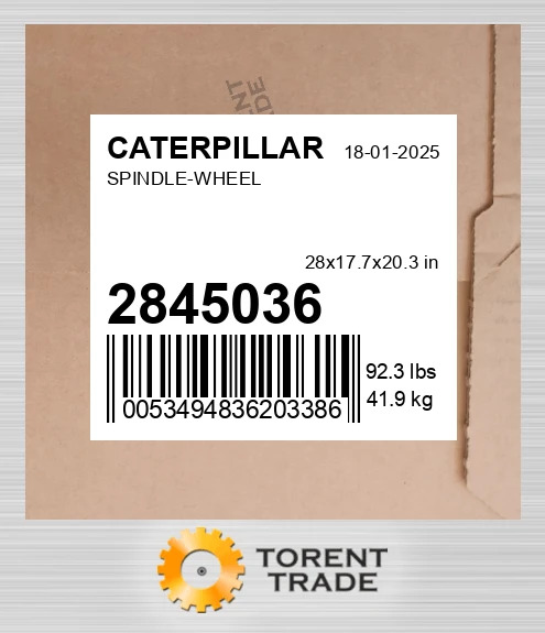 2845036 Шпиндель колеса CATERPILLAR