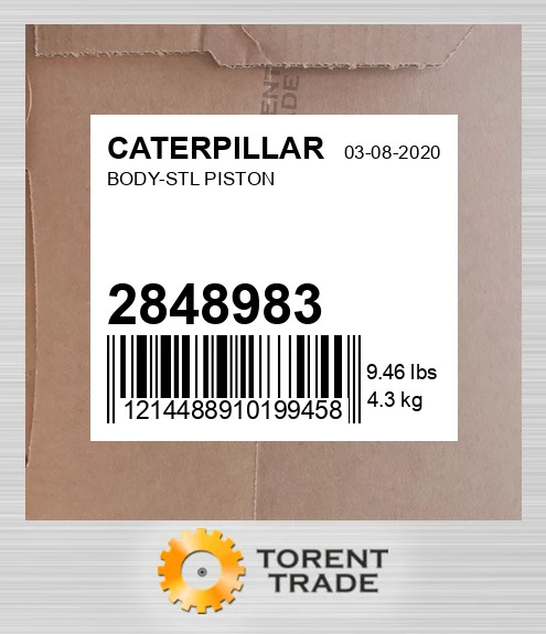 2848983 КОРПУС-СТАЛЕВИЙ ПОРШЕНЬ CATERPILLAR