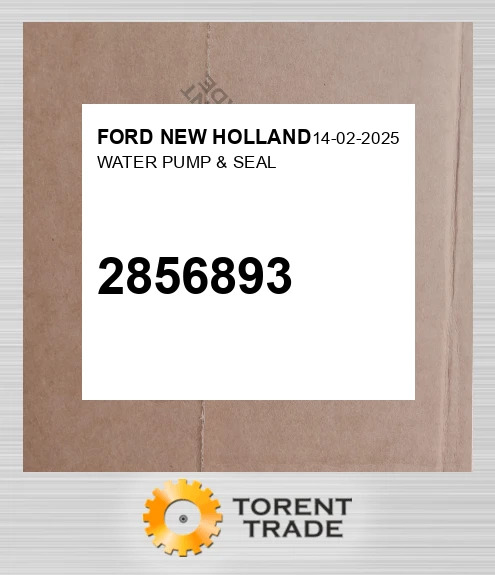 2856893 Водяний насос & Ущільнювач FORD NEW HOLLAND NEW AFTERMARKET