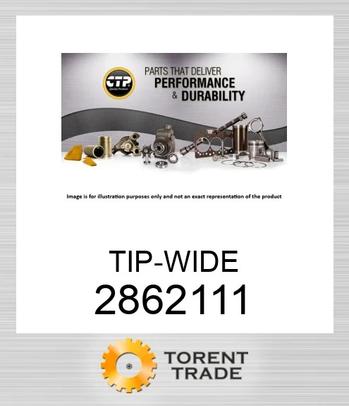 2862111 НАКІНЕЧНИК ШИРОКИЙ CATERPILLAR