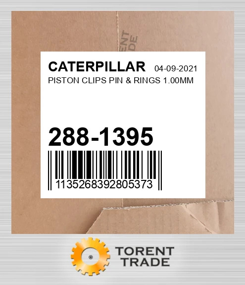 2881395 Поршень, кліпси, палець і кільця 1.00MM CATERPILLAR NEW AFTERMARKET