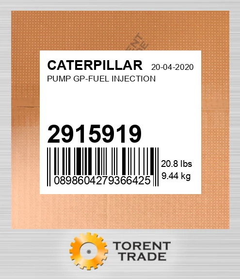 2915919 Група насоса інжекції палива CATERPILLAR