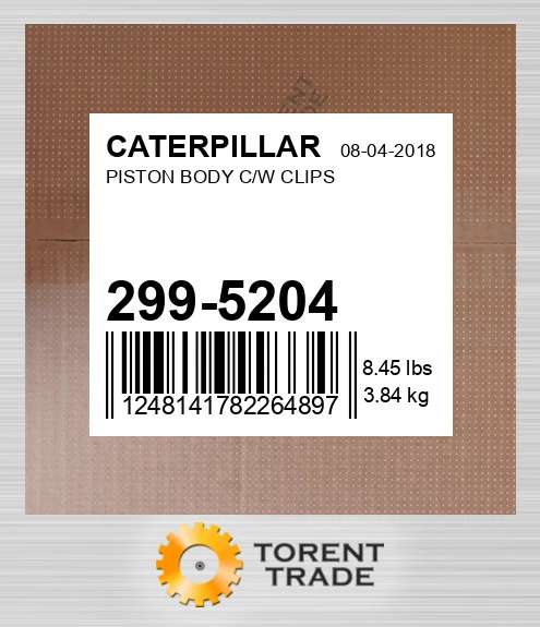 299-5204 Поршень з корпусом і кліпсами BLUMAQ NEW AFTERMARKET