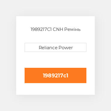 1989217C1 CNH Ремінь