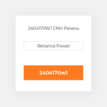 2404170W1 CNH Ремінь