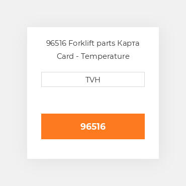 96516 Forklift parts Карта Card - Temperature Sensor