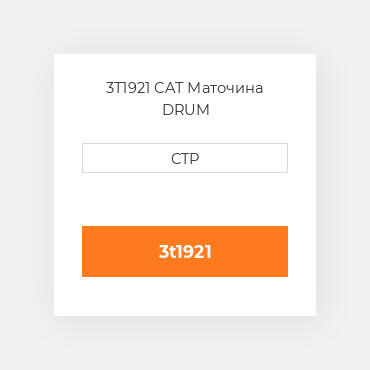 3T1921 CAT Маточина DRUM