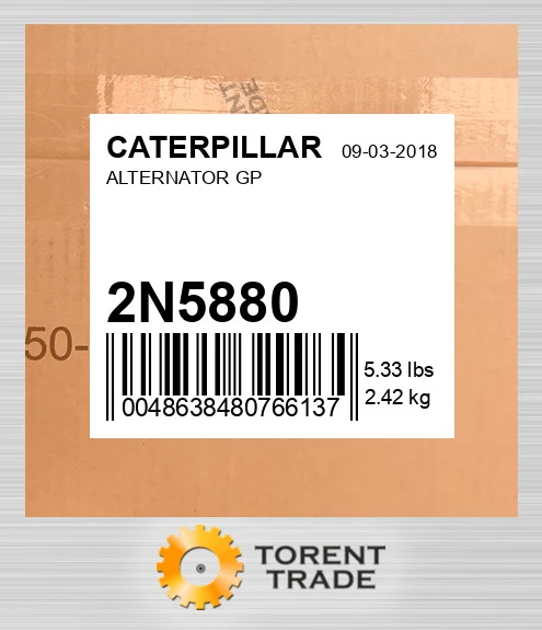 2N5880 Група генератора CATERPILLAR