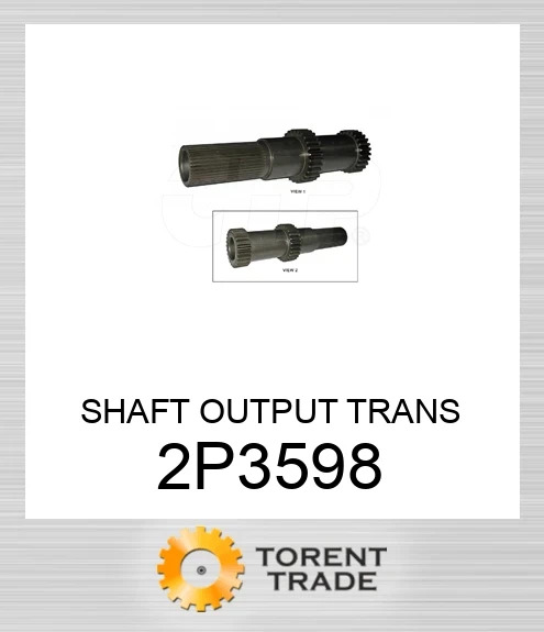 2P-3598 ВАЛ ВИХІДНИЙ ТРАНСМІСІЇ BLUMAQ