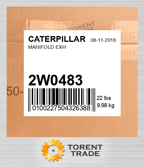 2W0483 КОЛЕКТОР ВИХЛОПНИЙ CATERPILLAR