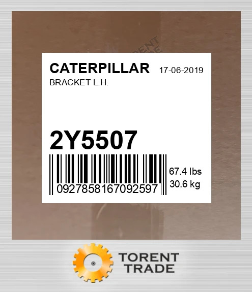 2Y5507 Кронштейн лівий CATERPILLAR