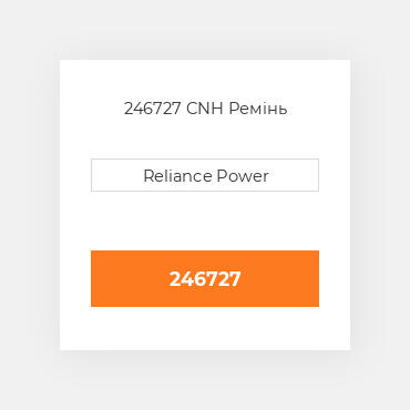 246727 CNH Ремінь