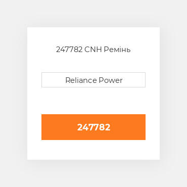 247782 CNH Ремінь
