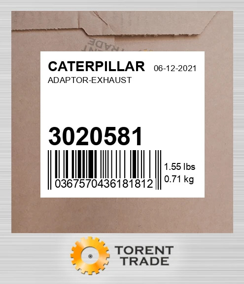3020581 Адаптер вихлопу CATERPILLAR