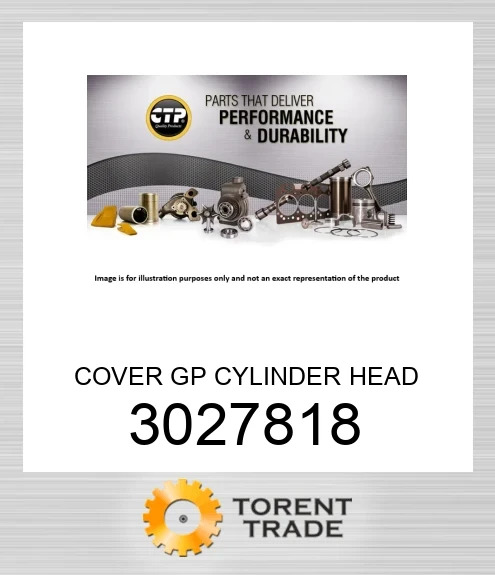 3027818 КРИШКА ГРУПА ГОЛОВКИ ЦИЛІНДРА CATERPILLAR