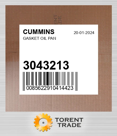 3043213 Прокладка масляний PAN CUMMINS NEW AFTERMARKET