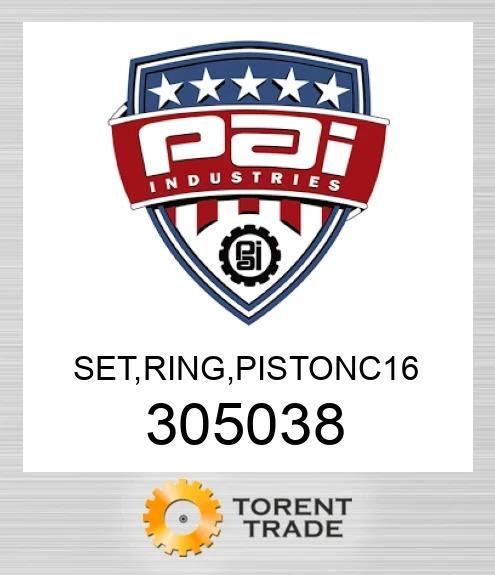305038 Комплект, кільце, pistonc 16 PAI INDUSTRIES