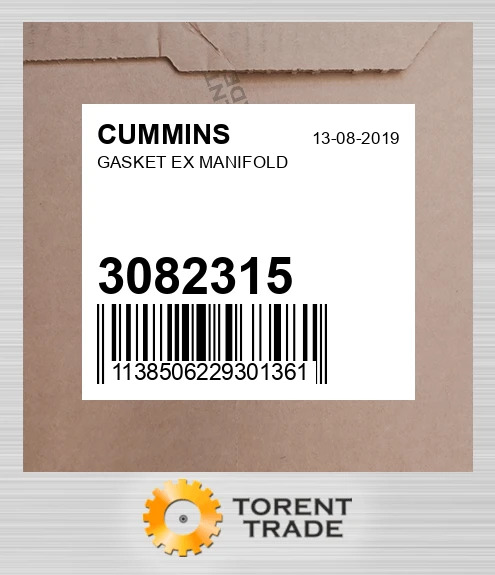 3082315 Прокладка EX колектор CUMMINS NEW AFTERMARKET