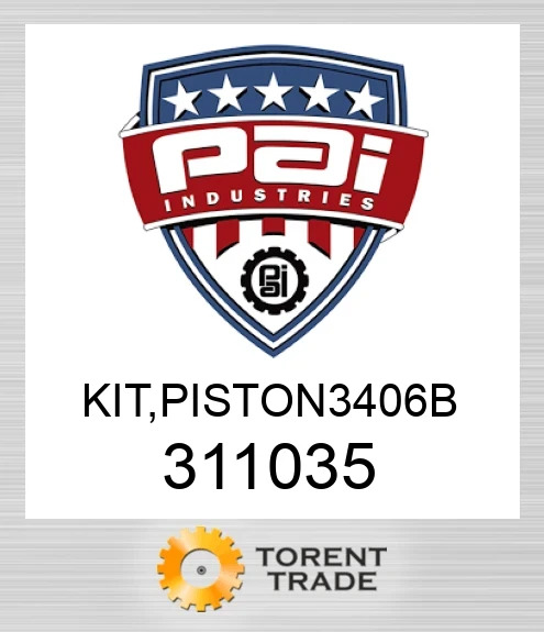 311035 Комплект, piston 3406 b PAI INDUSTRIES