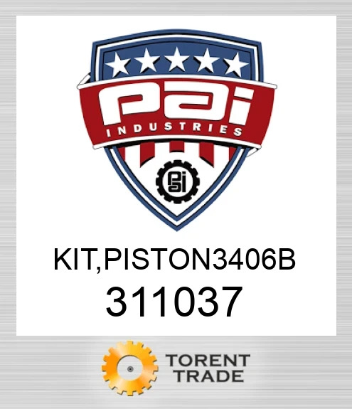 311037 Комплект, piston 3406 b PAI INDUSTRIES