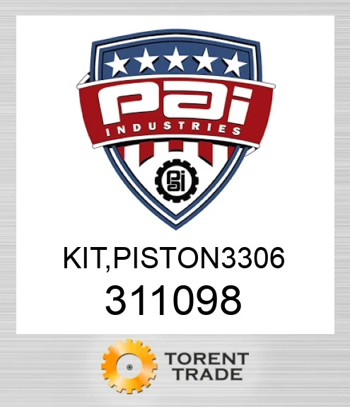 311098 Комплект, поршень 3306 PAI INDUSTRIES