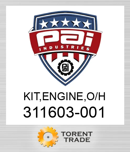 311603-001 Комплект, двигун , капітальний ремонт PAI INDUSTRIES